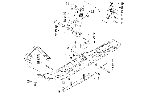 SKI AND SPINDLE ASSEMBLY [86819]