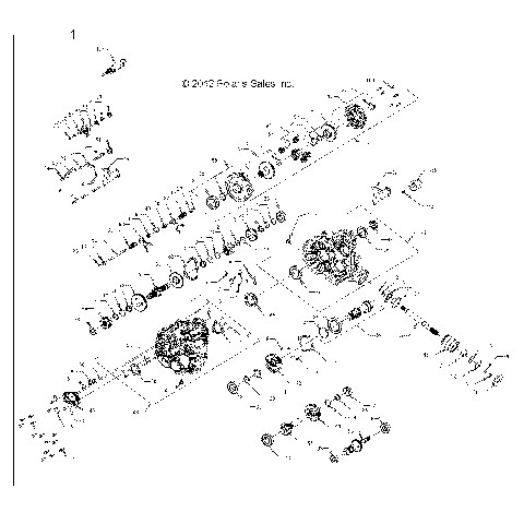 DRIVE TRAIN, MAIN GEARCASE, INTERNALS - R13UH88/UH9E ALL OPTIONS (49RGRGEARCASE1332944)