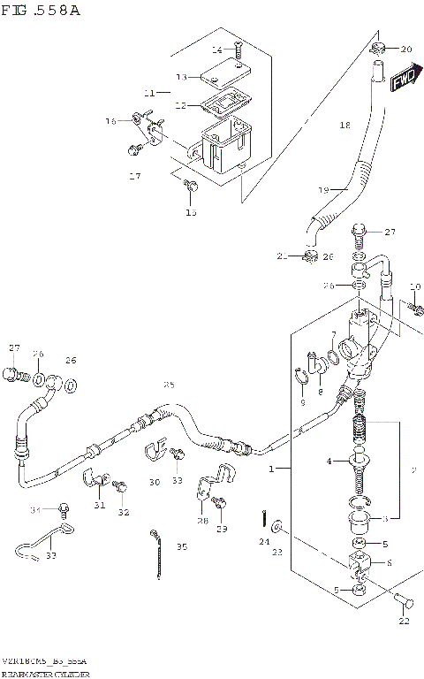 REAR MASTER CYLINDER
