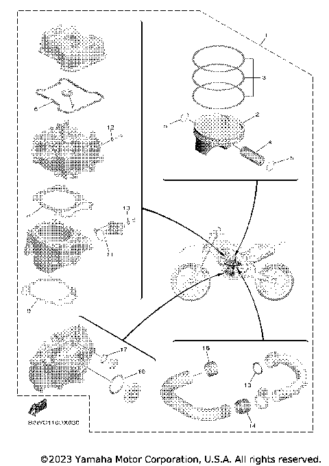 4 PISTON REBUILT KIT