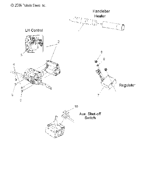 ELECTRICAL, SWITCHES and COMPONENTS - S09PB5BS/BE (49SNOWELECT09550SHIFT)