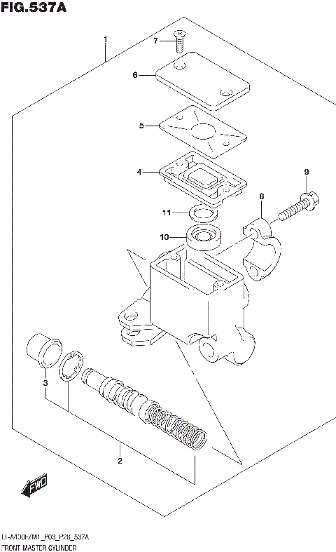 FRONT MASTER CYLINDER