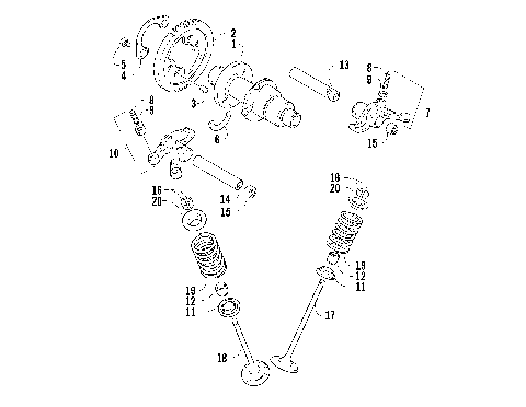 CAMSHAFT/VALVE ASSEMBLY [85846]