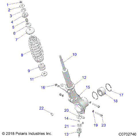 SUSPENSION, FRONT STRUT - R20MAA57P1 (C0702740)