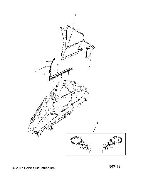 BODY, WINDSHIELD/MIRRORS - S19CED5B ALL OPTIONS (600412)