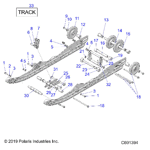 SUSPENSION, REAR AND TRACK - S20MDX6JSA/6JEA (C601394)