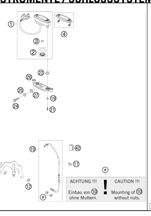 INSTRUMENTE / SCHLOSSSYSTEM 