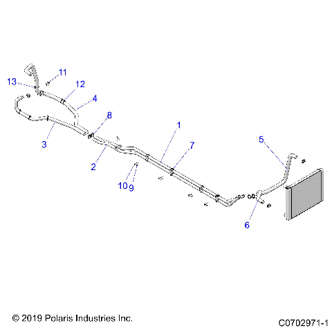 ENGINE, COOLING, HOSES - D20BEPD4B4 (C700431-1)