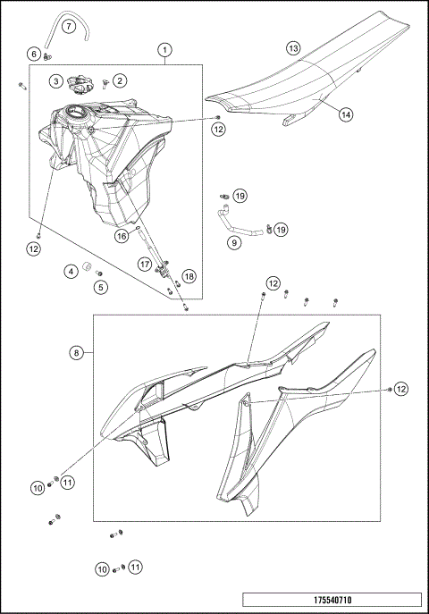 T ANK, SEA T , COVER