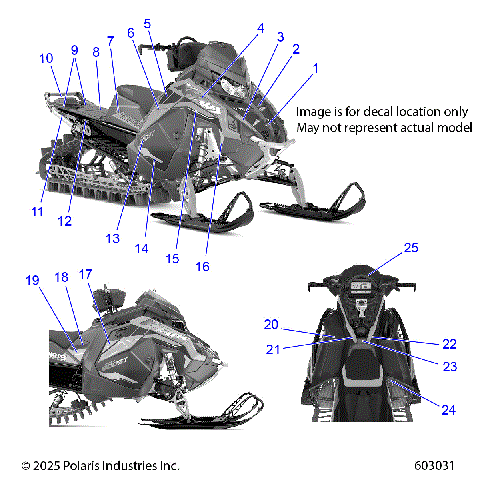 BODY, DECALS -  S26TFG8MSB/8MSC (603031)