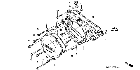 RIGHT CRANKCASE COVER
