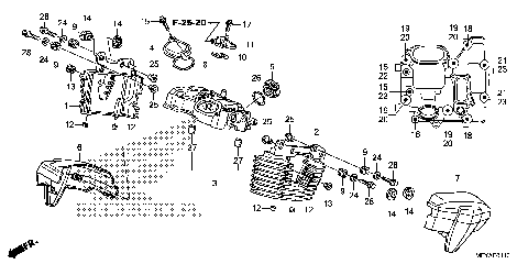 REAR CYLINDER HEAD COVER
