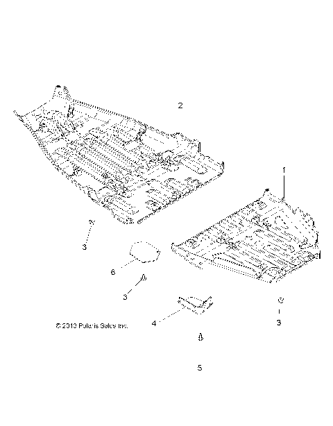 BODY, SKID PLATES - A15SVA85HD (49ATVSKIDPLATE14850SCRAM)