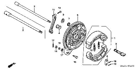 REAR BRAKE PANEL