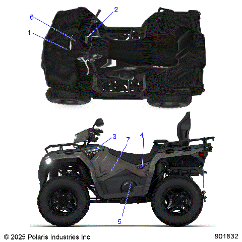 BODY, DECALS, GRAPHIC - A26SJE57CK/EK (901832)