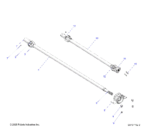 DRIVE TRAIN, PROP SHAFTS
