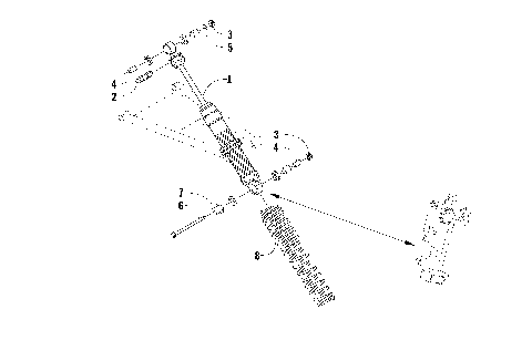 FRONT SUSPENSION SHOCK ABSORBER ASSEMBLY [91048]