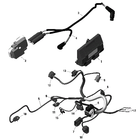 01- ROTAX - Engine Harness And Electronic Module