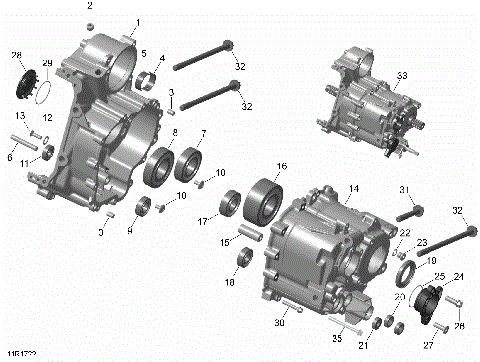 01- ROTAX - Gearbox Housing - SE6