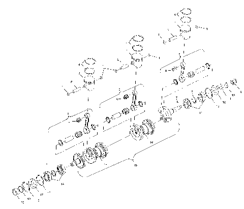 CRANKSHAFT and PISTON - I995095 (4951455145C005)