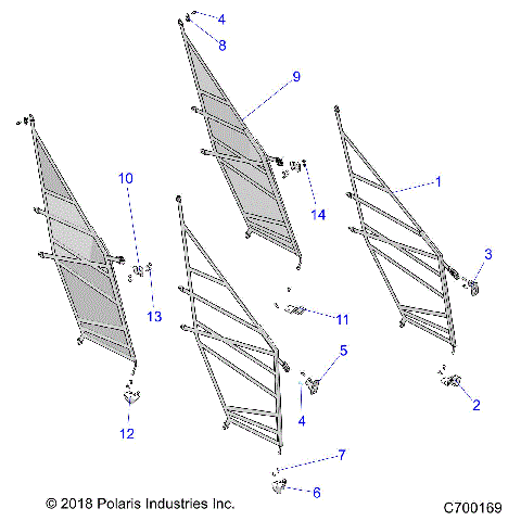 BODY, NETS - R21T6A99A1/B1 (C700169)