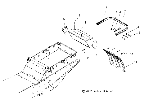 BODY, REAR BUMPER, HITCH, and SNOW FLAP - S09PT7ES/EE/FS (49SNOWBUMPER08600TRG)