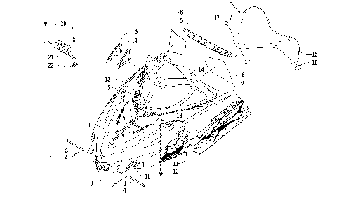 HOOD AND WINDSHIELD ASSEMBLY [86895]