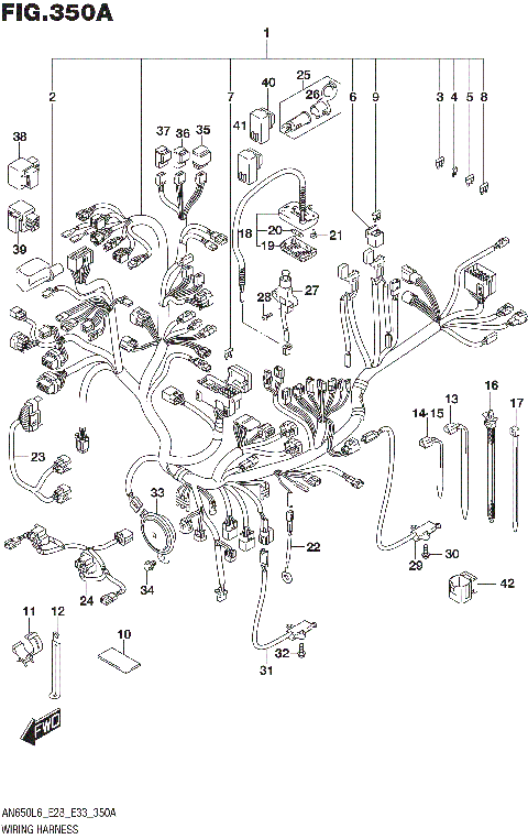 WIRING HARNESS (AN650L6 E33)