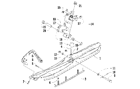 SKI AND SPINDLE ASSEMBLY [91674]