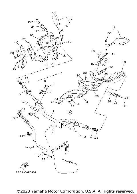 STEERING HANDLE CABLE