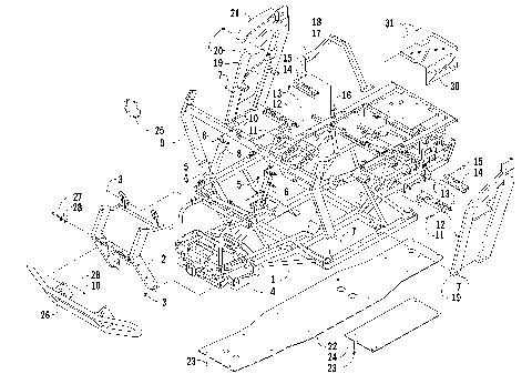 FRAME AND RELATED PARTS [85969]