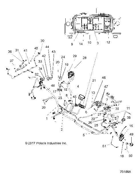 ELECTRICAL, WIRE HARNESS - R18RGK99BS (701998)