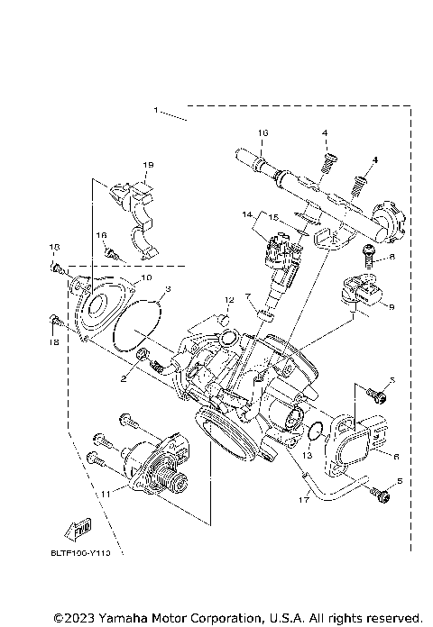 THROTTLE BODY ASSY 1