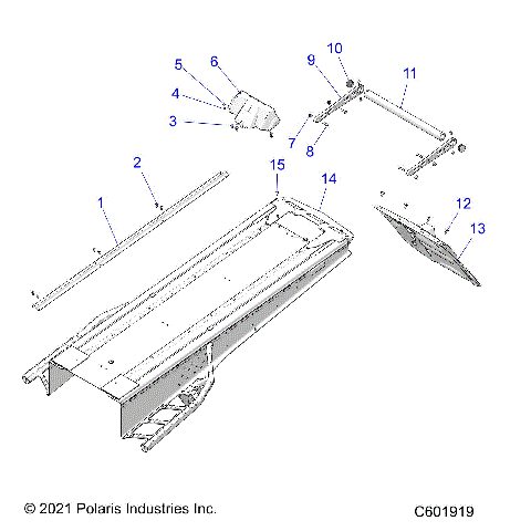 BODY, BUMPER, REAR, SNOWFLAP and TAILLIGHT COVER - S22EFD8RS/EFE8RS ALL OPTIONS (C601173)