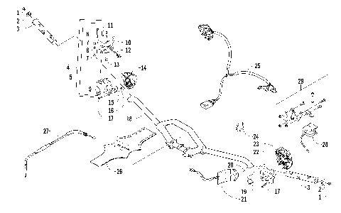 HANDLEBAR AND CONTROLS [97574]