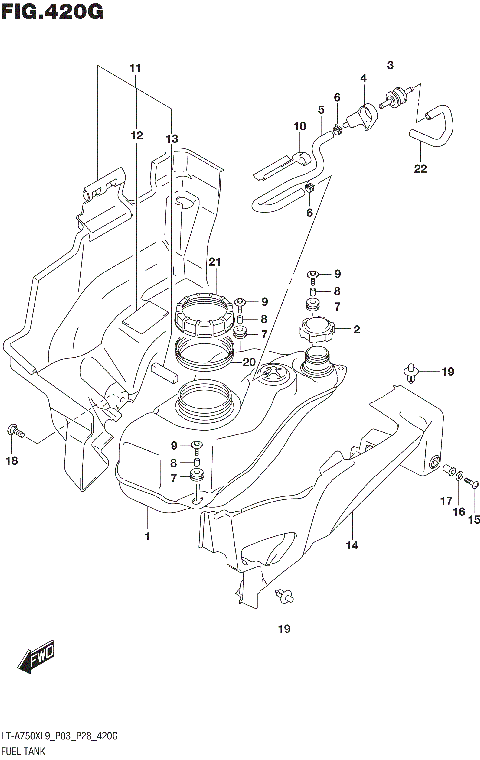 FUEL TANK (LT-A750XPZL9 P03)