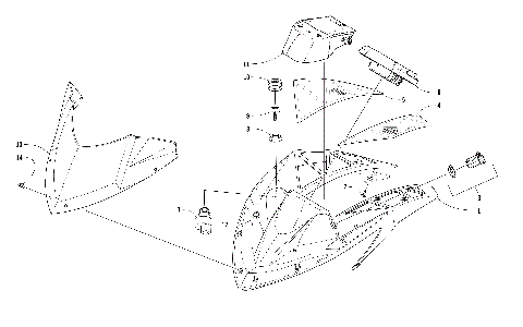 WINDSHIELD AND INSTRUMENTS ASSEMBLIES [104780]