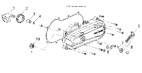 ENGINE, KICK START - A07FA09AA/AB (49ATVSTARTER07OTLW90)