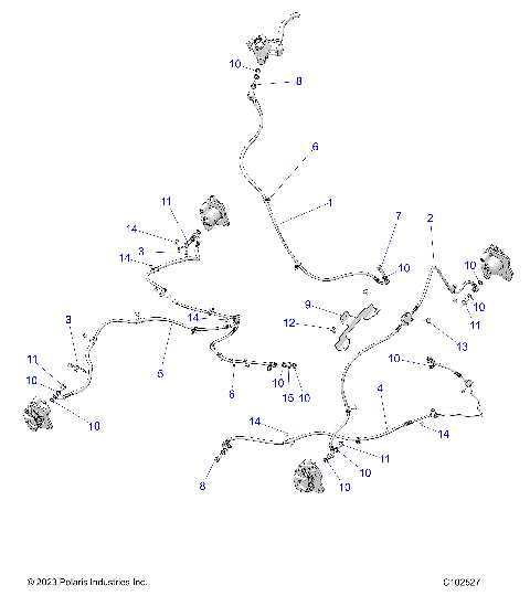 BRAKES, BRAKE LINES - A26SWE57AL (C102527)