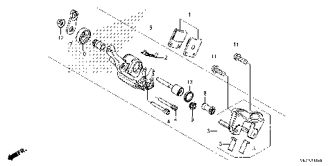 PARKING BRAKE CALIPER