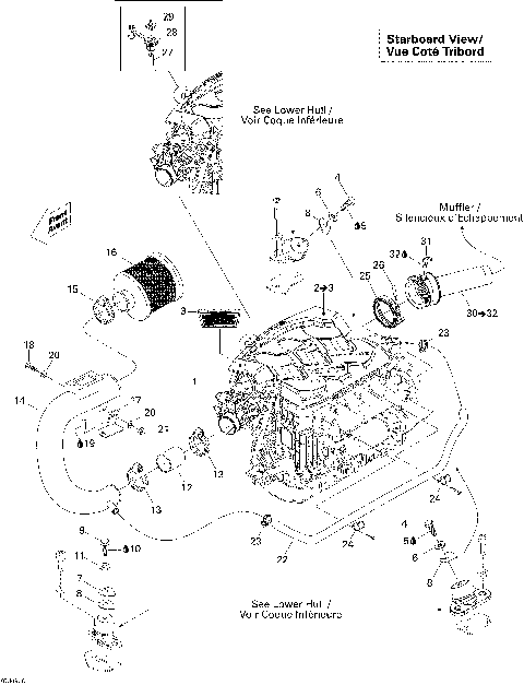 01- Engine And Air Intake Silencer