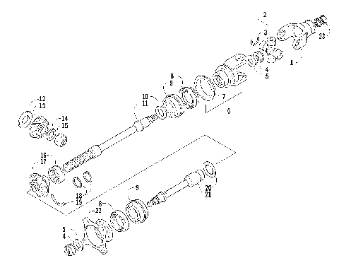 SECONDARY DRIVE ASSEMBLY [89205]