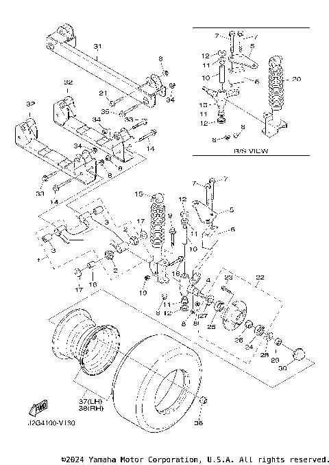 FRONT SUSPENSION & WHEEL