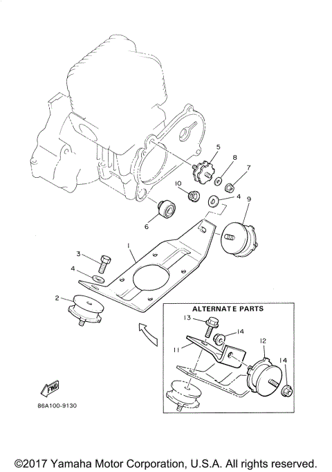ENGINE BRACKET
