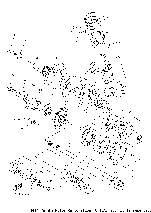 CRANKSHAFT & PISTON