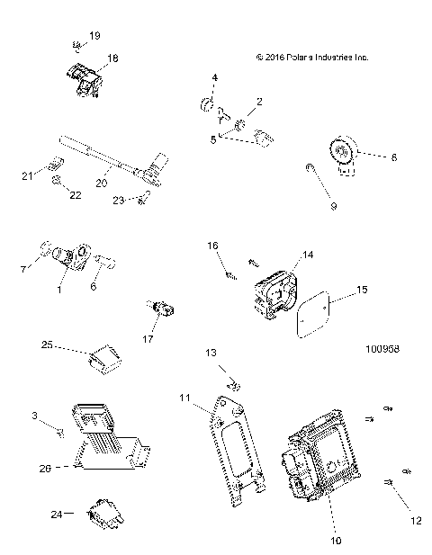 ELECTRICAL, SWITCHES, SENSORS and ECM - A17SEA57F1/SEE57F1/F2/FL [100958]