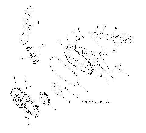 CLUTCH, COVER - A07MH68AX/AY/AZ (49ATVCLUTCHCVR07700)