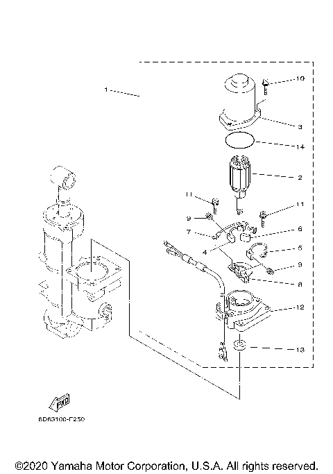POWER TRIM TILT ASSY 2