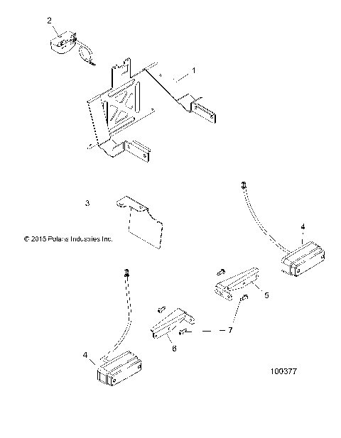 ELECTRICAL, TURN SIGNALS and LICENSE PLATE - A16SYS95CK (100377)