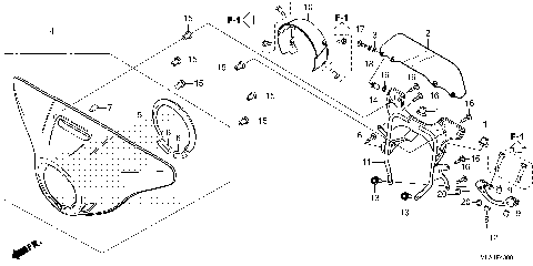 FRONT COWL@DEFLECTOR